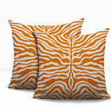 Eden Zebra Print Indoor/Outdoor Reversible Square Pillow