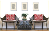 Eden Zebra Print Indoor/Outdoor Reversible Rectangular Pillow