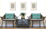 Eden Zebra Print Indoor/Outdoor Reversible Rectangular Pillow
