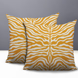 Eden Zebra Print Indoor/Outdoor Reversible Square Pillow