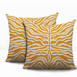 Eden Zebra Print Indoor/Outdoor Reversible Square Pillow