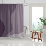 Edo Waves Abstract and Ombre Shower Curtain