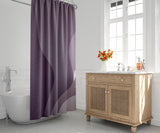 Edo Waves Abstract and Ombre Shower Curtain
