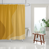Edo Waves Abstract and Ombre Shower Curtain