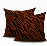 Valerie Zebra Print Indoor/Outdoor Reversible Square Pillow