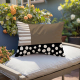Ekon Abstract Reversible Indoor/Outdoor Rectangular Pillow