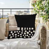Ekon Abstract Reversible Indoor/Outdoor Square Pillow