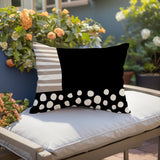 Ekon Abstract Reversible Indoor/Outdoor Rectangular Pillow
