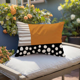 Ekon Abstract Reversible Indoor/Outdoor Rectangular Pillow