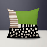 Ekon Abstract Reversible Indoor/Outdoor Square Pillow