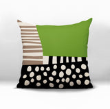 Ekon Abstract Reversible Indoor/Outdoor Square Pillow