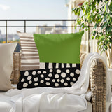 Ekon Abstract Reversible Indoor/Outdoor Square Pillow