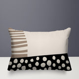 Ekon Abstract Reversible Indoor/Outdoor Rectangular Pillow