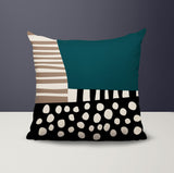 Ekon Abstract Reversible Indoor/Outdoor Square Pillow