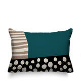 Ekon Abstract Reversible Indoor/Outdoor Rectangular Pillow