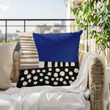 Ekon Abstract Reversible Indoor/Outdoor Square Pillow