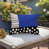 Ekon Abstract Reversible Indoor/Outdoor Rectangular Pillow