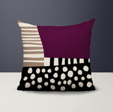 Ekon Abstract Reversible Indoor/Outdoor Square Pillow