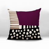 Ekon Abstract Reversible Indoor/Outdoor Square Pillow