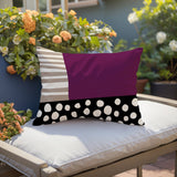 Ekon Abstract Reversible Indoor/Outdoor Rectangular Pillow