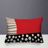 Ekon Abstract Reversible Indoor/Outdoor Rectangular Pillow