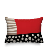 Ekon Abstract Reversible Indoor/Outdoor Rectangular Pillow