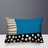 Ekon Abstract Reversible Indoor/Outdoor Rectangular Pillow