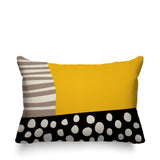 Ekon Abstract Reversible Indoor/Outdoor Rectangular Pillow