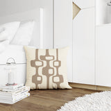 Elia Abstract Reversible Indoor/Outdoor Square Pillow