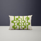 Elia Abstract Reversible Indoor/Outdoor Rectangular Pillow