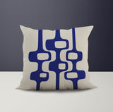Elia Abstract Reversible Indoor/Outdoor Square Pillow