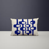 Elia Abstract Reversible Indoor/Outdoor Rectangular Pillow