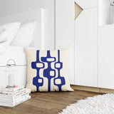 Elia Abstract Reversible Indoor/Outdoor Square Pillow