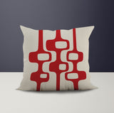 Elia Abstract Reversible Indoor/Outdoor Square Pillow