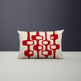 Elia Abstract Reversible Indoor/Outdoor Rectangular Pillow