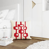 Elia Abstract Reversible Indoor/Outdoor Square Pillow