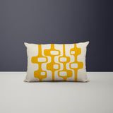 Elia Abstract Reversible Indoor/Outdoor Rectangular Pillow