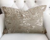 Eloise Figurative Reversible Indoor/Outdoor Rectangular Pillow
