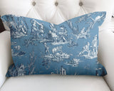 Eloise Figurative Reversible Indoor/Outdoor Rectangular Pillow