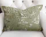 Eloise Figurative Reversible Indoor/Outdoor Rectangular Pillow