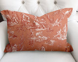 Eloise Figurative Reversible Indoor/Outdoor Rectangular Pillow