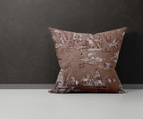 Eloise Figurative Reversible Indoor/Outdoor Square Pillow