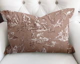 Eloise Figurative Reversible Indoor/Outdoor Rectangular Pillow