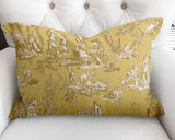 Eloise Figurative Reversible Indoor/Outdoor Rectangular Pillow