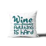 Davey Textual Reversible Indoor/Outdoor Square Pillow