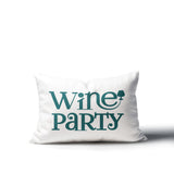 Fairfield Wine Party Lumbar Indoor/Outdoor Throw Pillow
