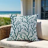 Fischer Coral Reefs Square Indoor/Outdoor Throw Pillow