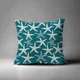 Fletcher Star Fish Square Indoor/Outdoor Throw Pillow
