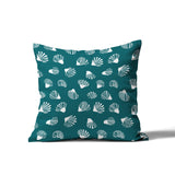 Hahn Sea Shells Square Indoor/Outdoor Throw Pillow