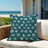 Hahn Sea Shells Square Indoor/Outdoor Throw Pillow